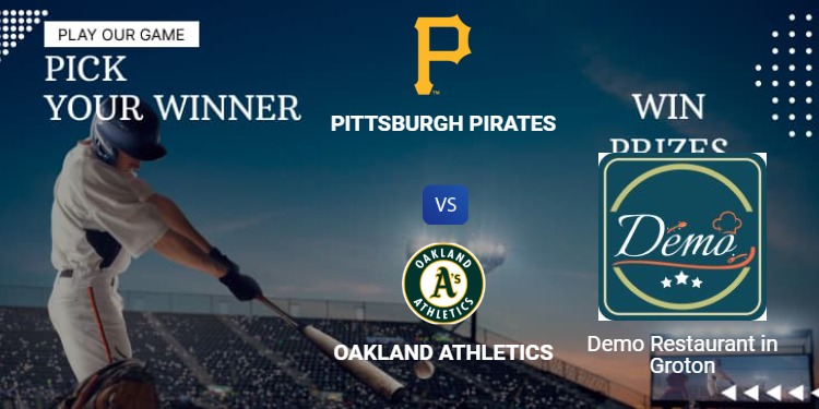 30 April Pittsburgh Pirates Vs Oakland Athletics