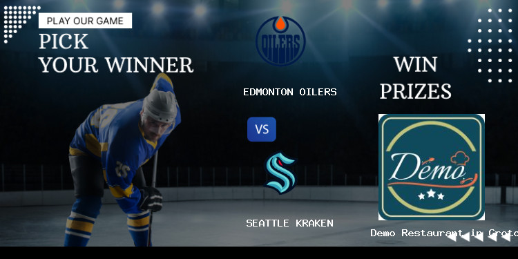29 November Edmonton Oilers Vs Seattle Kraken