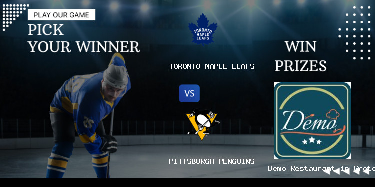 29 November Toronto Maple Leafs Vs Pittsburgh Penguins