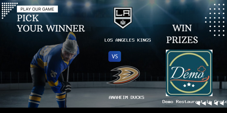 28 November Los Angeles Kings Vs Anaheim Ducks
