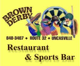 Brown Derby Lounge and Sports Bar, 158 Norwich - New London Turnpike