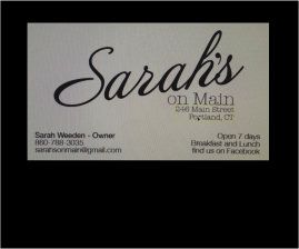 Sarah's on Main